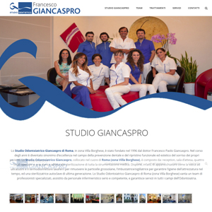 Online il sito dello Sudio Dentistico Giancaspro