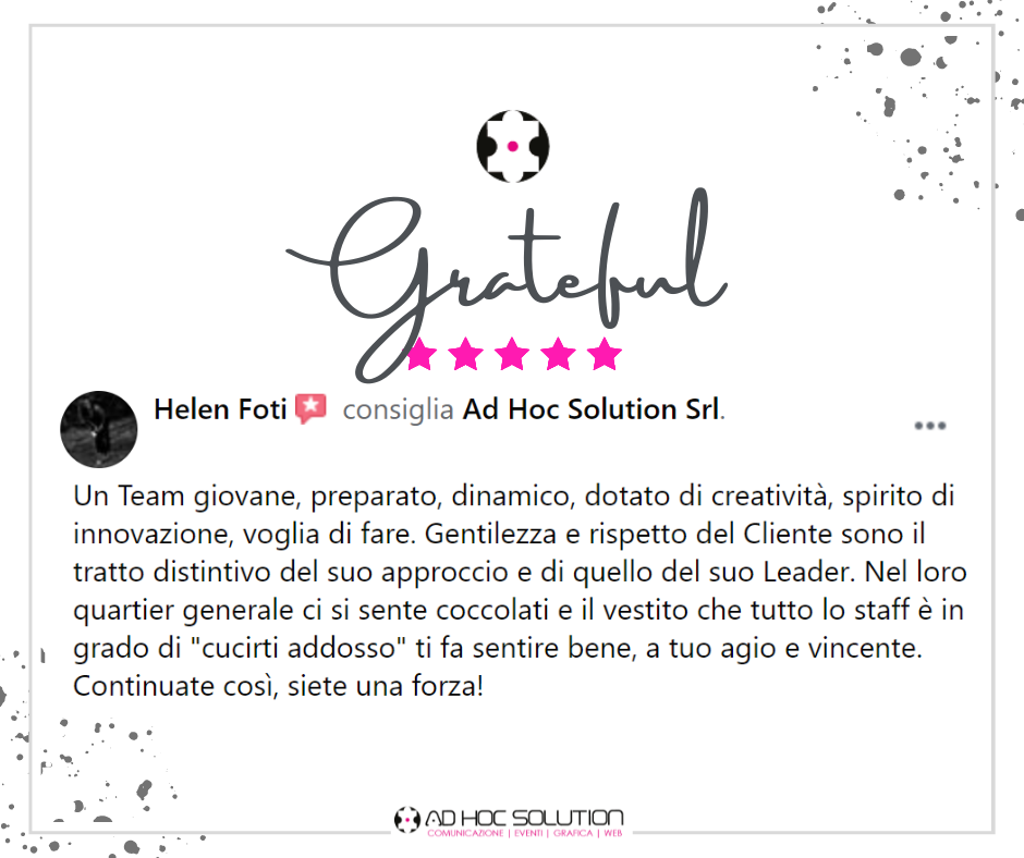 Clienti Soddisfatti – Helen Foti