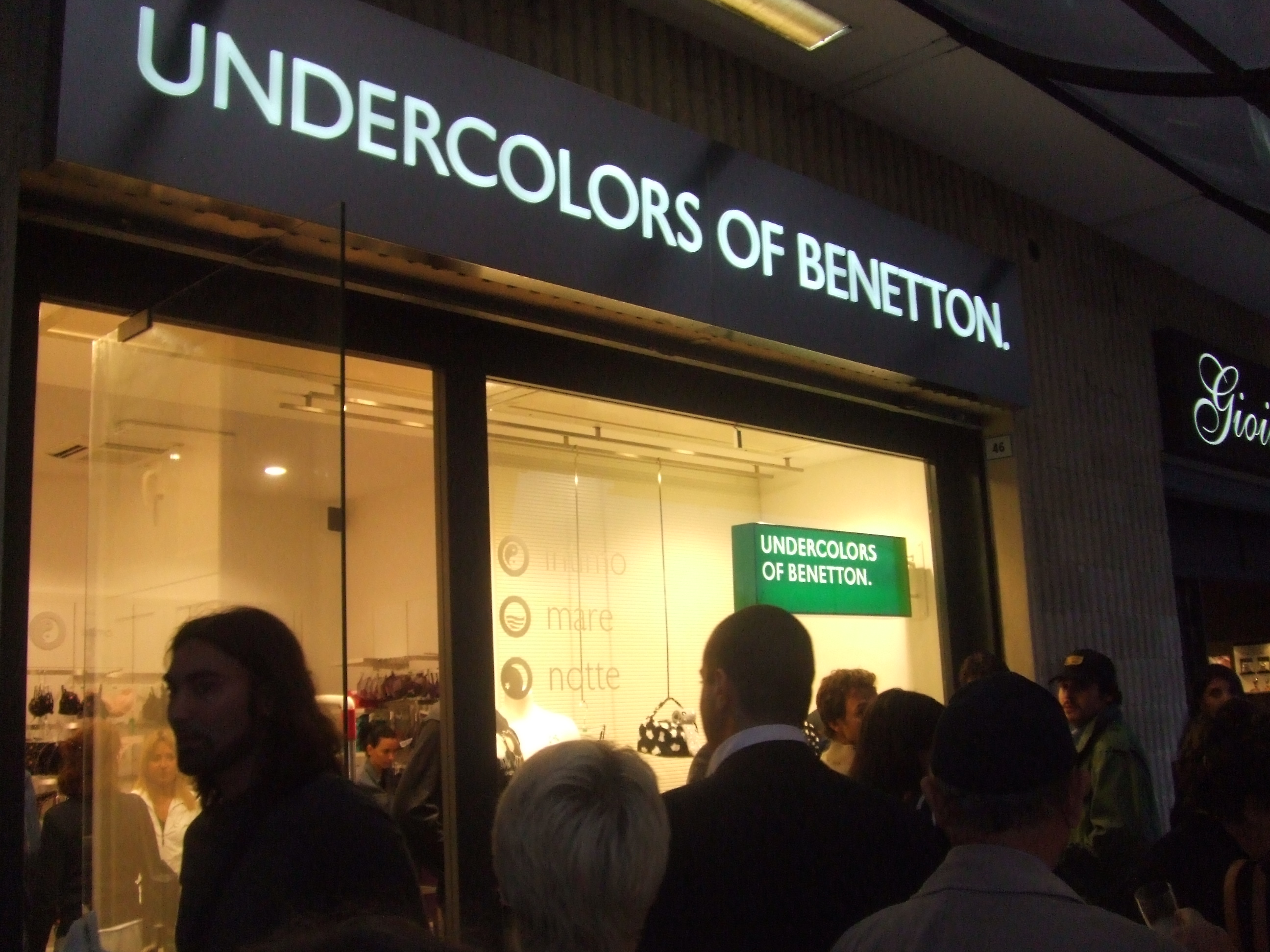 United Colors of Benetton 2006 – Roma – Opening flag store Rome.