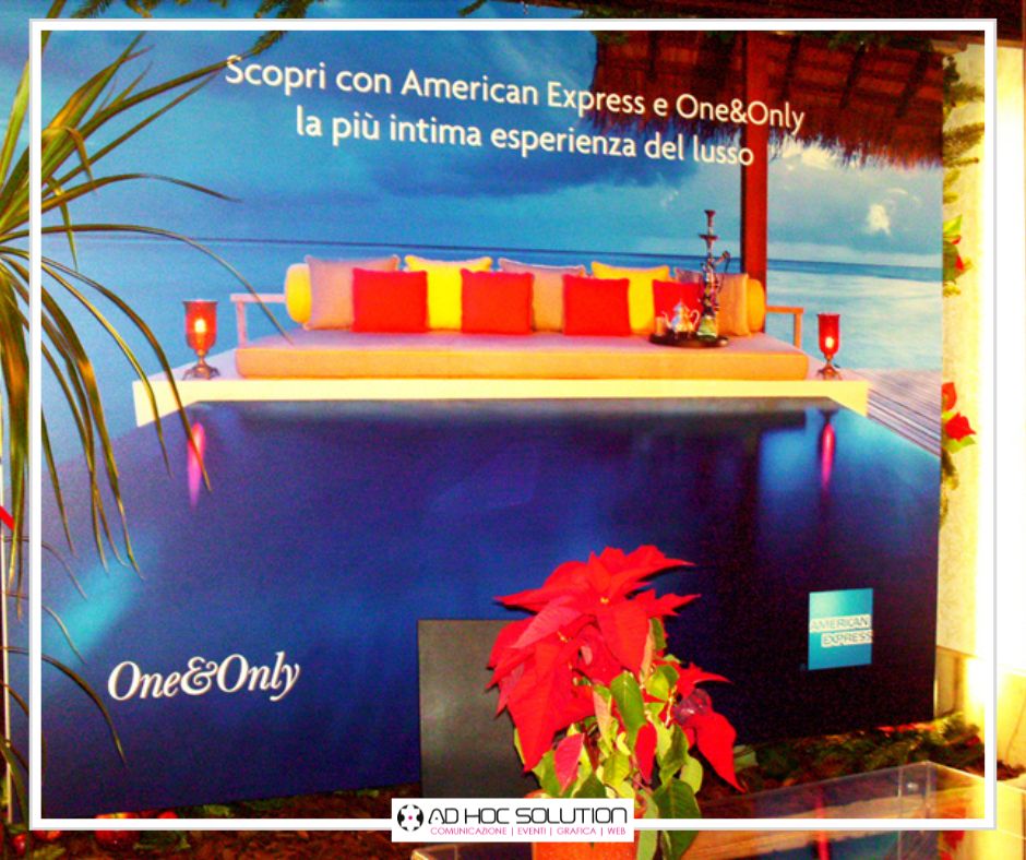 One&Only 2007 – Roma – Campagna di co-branding adv “One&Only/Amex”.