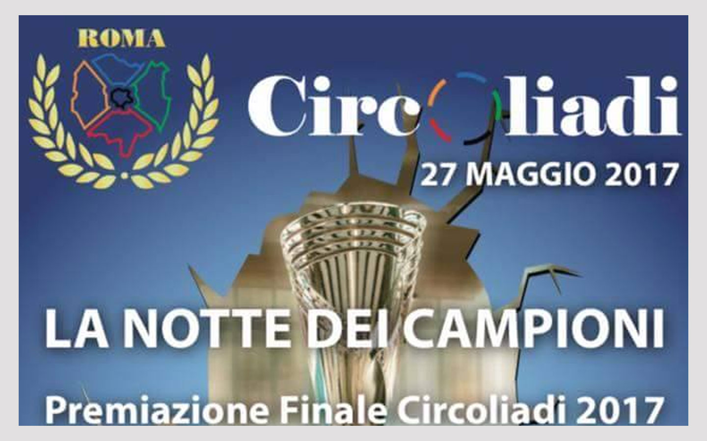 Al momento stai visualizzando Circoliadi 2017 – Notte dei Campioni