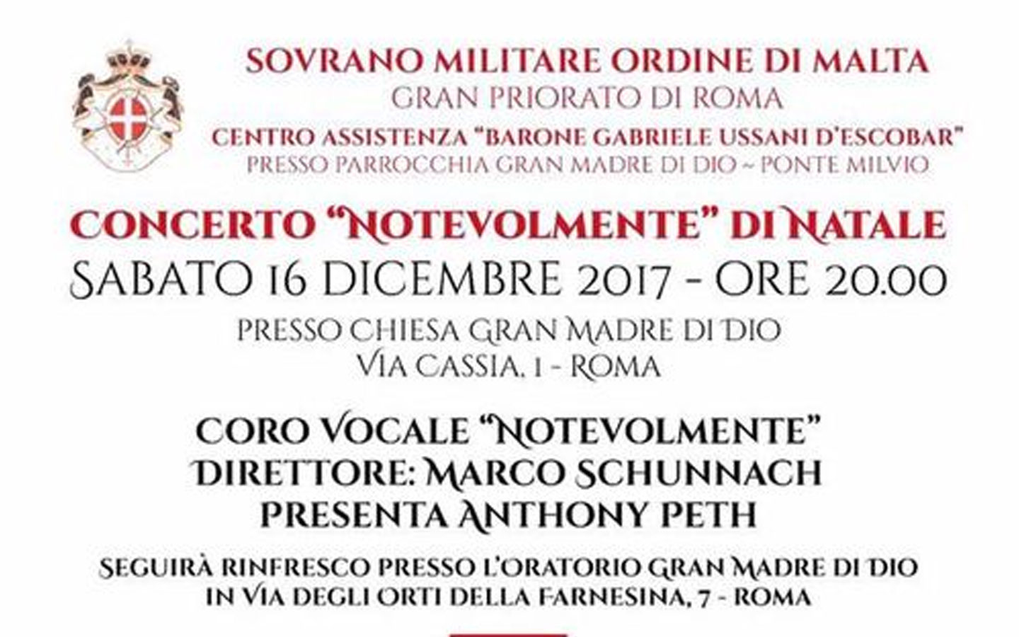 Al momento stai visualizzando Concerto “Notevolmente” e Mercatino di Natale